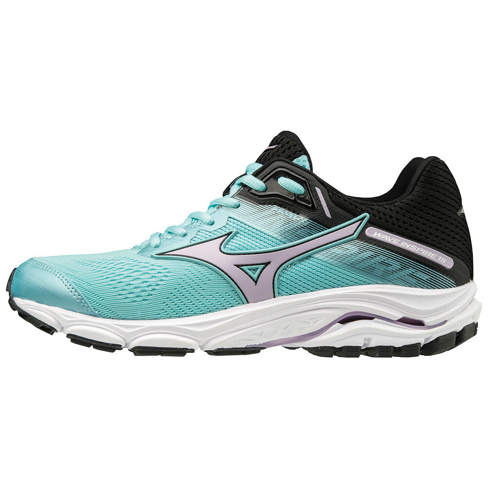 Sapatilhas Running Mizuno WAVE INSPIRE 15 - Mulher - Azuis/Pretas - GPKBI9632